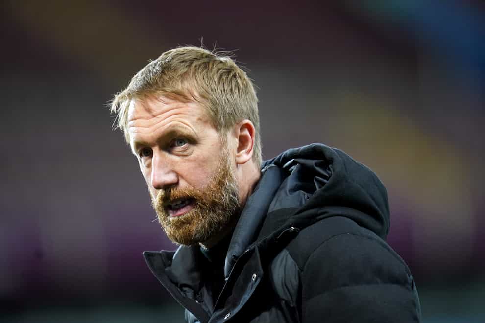 Graham Potter’s Brighton are on an eight-match winless run in the Premier League (Nick Potts/PA)