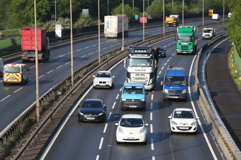 An extra 85,000 unlicensed vehicles are being driven on UK roads compared with two years ago, official figures show (Jonathan Brady/PA)