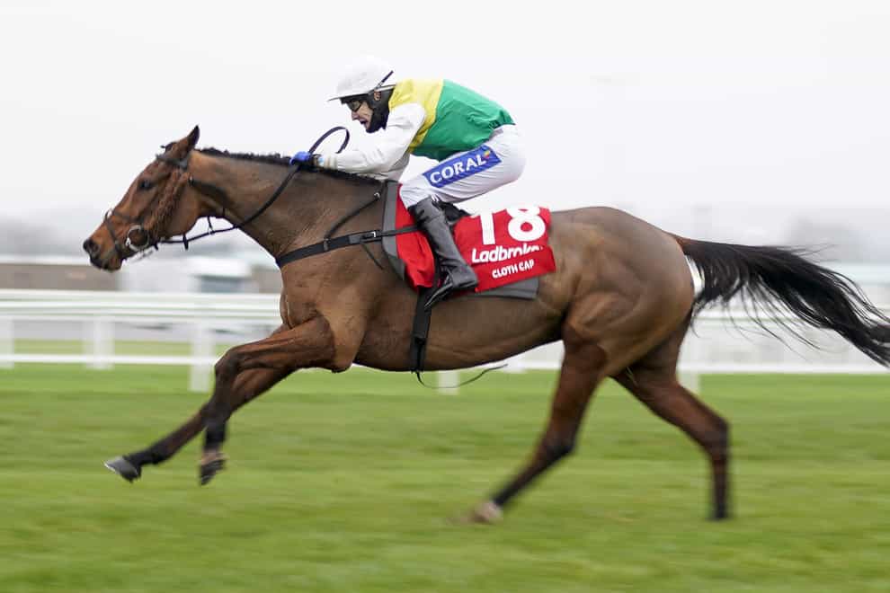 Jonjo O’Neill has ruled Cloth Cap out of the King George VI Chase at Kempton on Boxing Day (Alan Crowhurst/PA)
