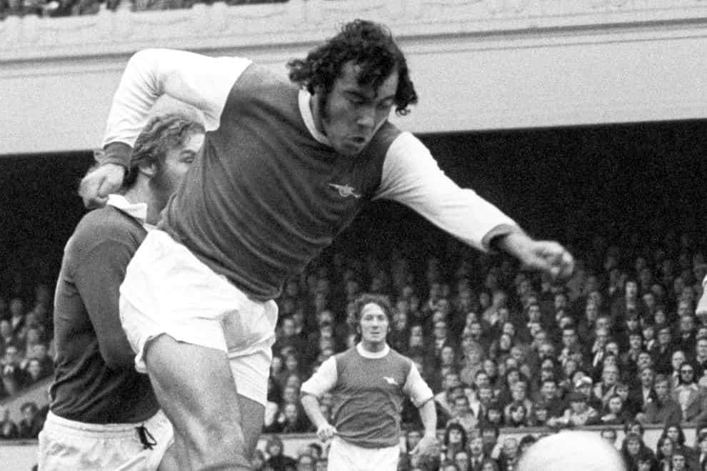 Former Arsenal and Liverpool star Ray Kennedy has died (PA)