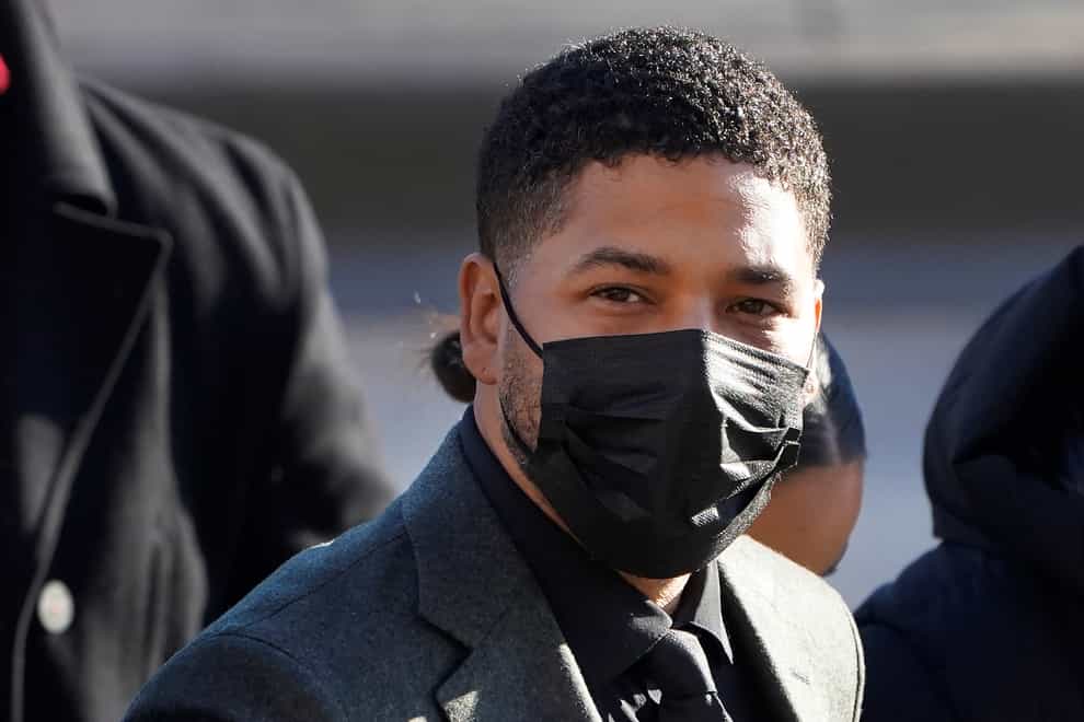 Two brothers arrested for an alleged attack on Jussie Smollett recounted for Chicago police how the ex-Empire actor orchestrated the hoax, a lead investigator testified on Tuesday (Charles Rex Arbogast/AP)