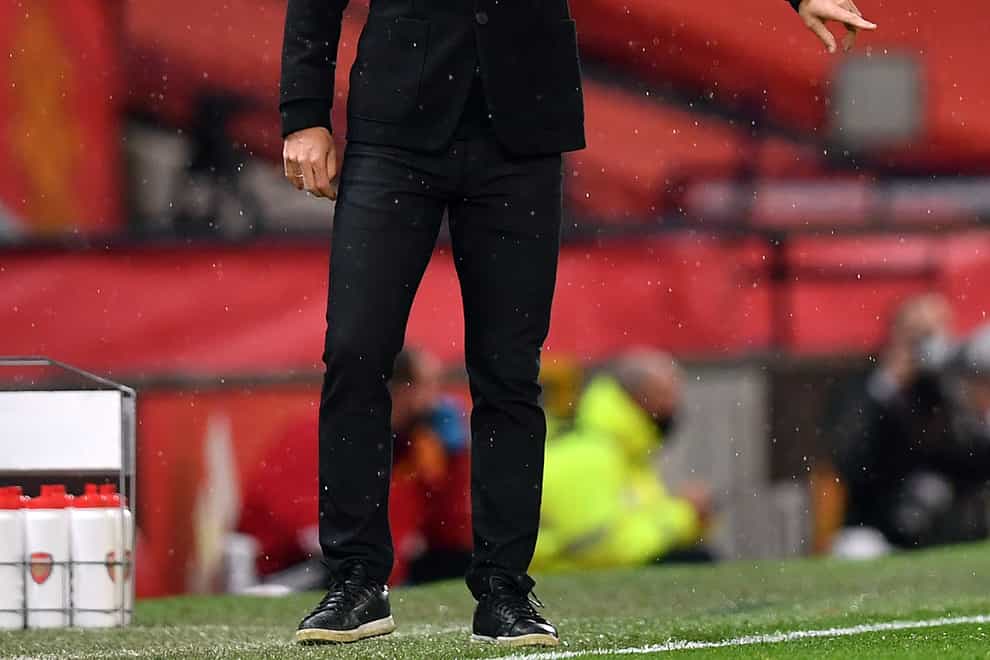 Mikel Arteta guided Arsenal to a win at Manchester United last season (Paul Ellis/PA)