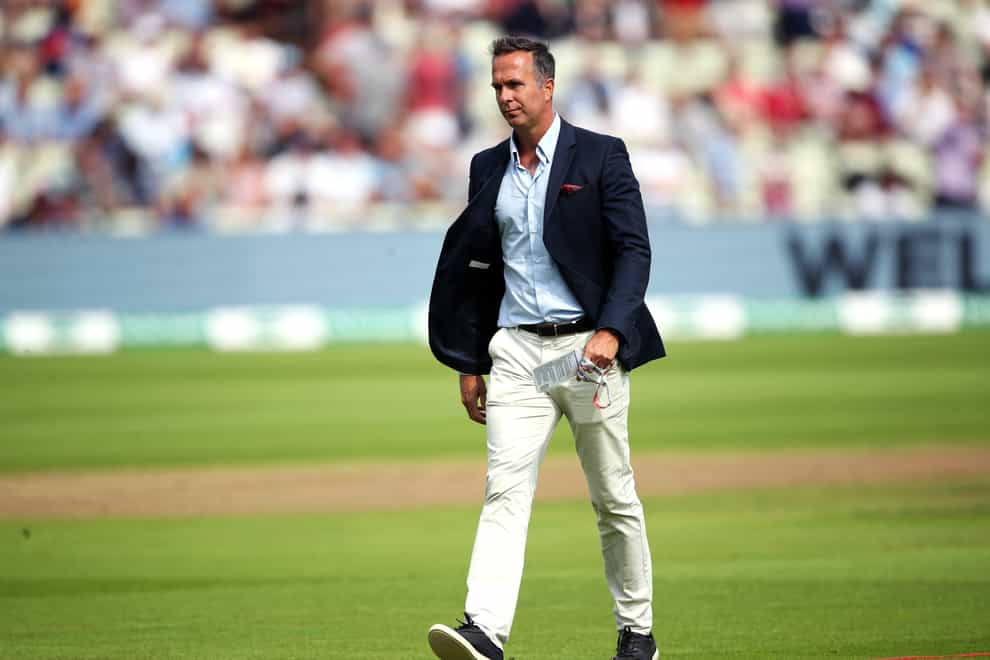 Michael Vaughan has been taken off the BBC’s Ashes coverage amid the racism claims (Nick Potts/PA)