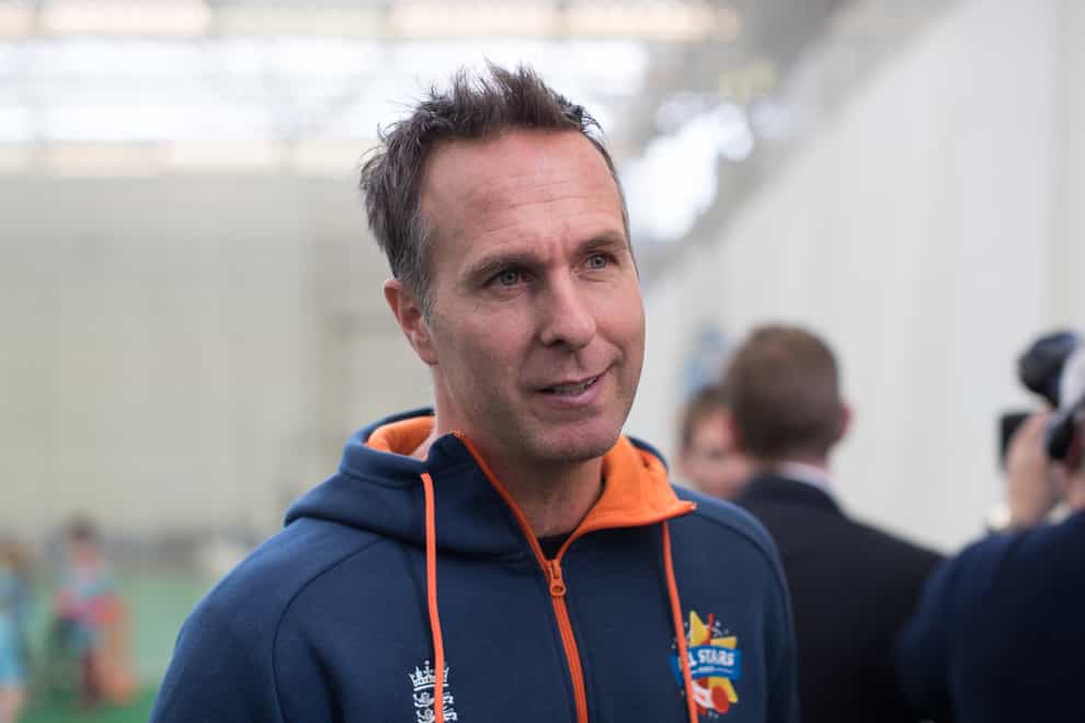 Former England cricket captain Michael Vaughan remains part of the Fox Sports team covering the Ashes (Aaron Chown/PA)