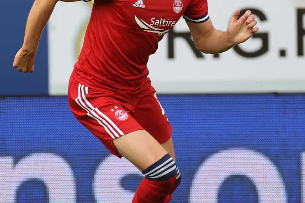 Ryan Hedges was on target for Aberdeen (Steve Welsh/PA)
