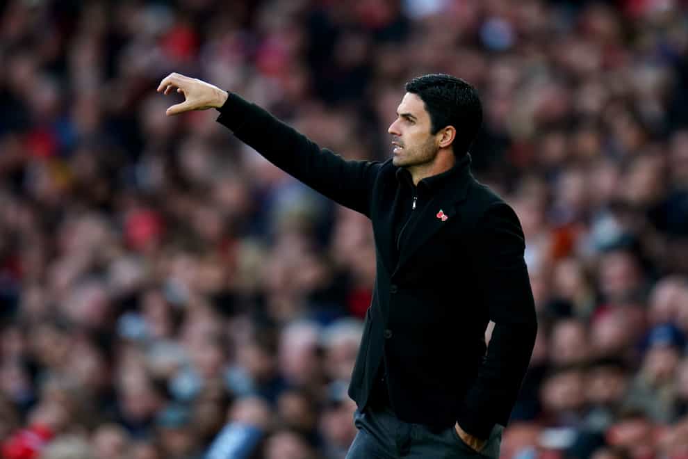 Arsenal manager Mikel Arteta is concerned about the growing demand of current players (John Walton/PA)