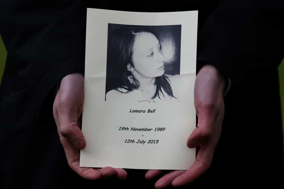 Lamara Bell died following the crash on the M9 (Andrew Milligan/PA)