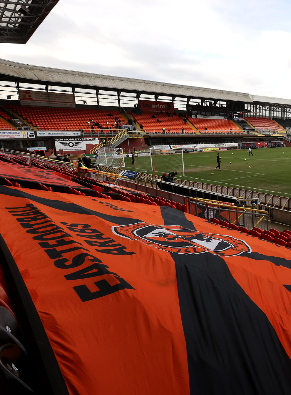 Tannadice has been damaged by Storm Arwen. (Jeff Holmes/PA)