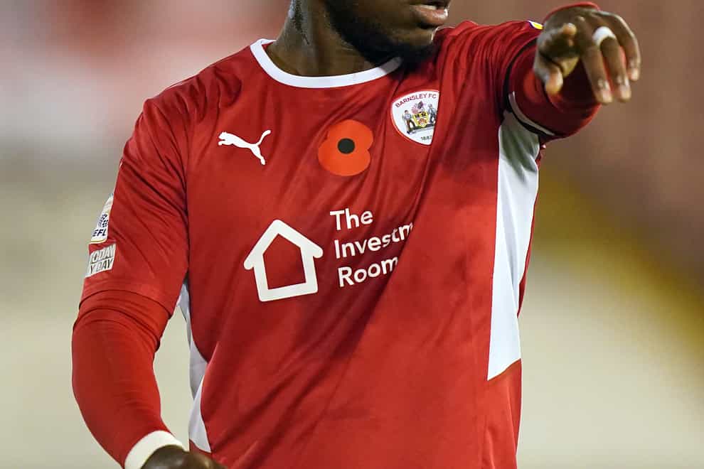 Aaron Leya Iseka hopes to return for Barnsley on Saturday (Mike Egerton/PA)