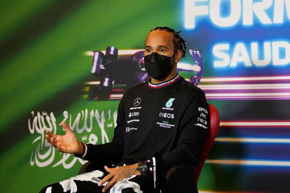 Lewis Hamilton has the momentum of winning the previous two races for Mercedes (Hassan Ammar/AP)