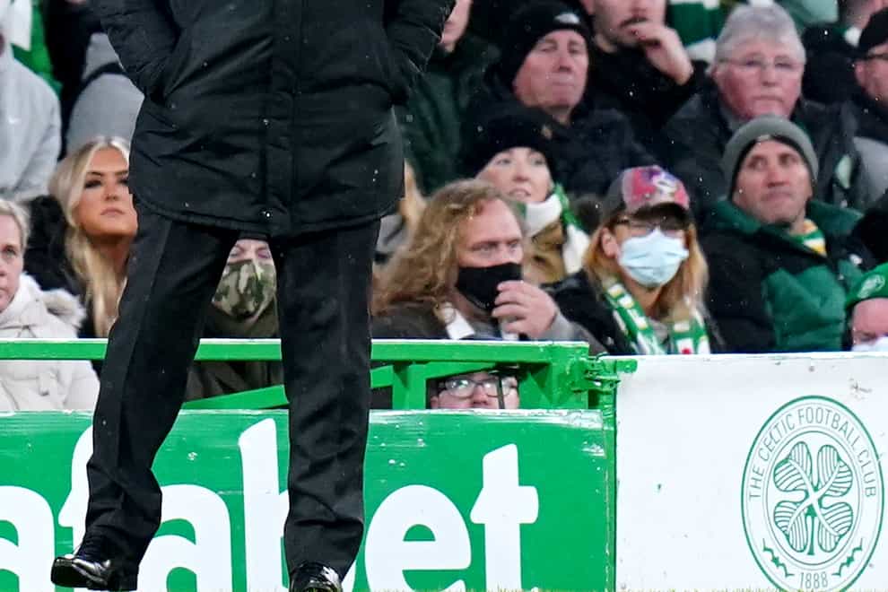 Celtic manager Ange Postecoglou praised his team’s resilience (Jane Barlow/PA)
