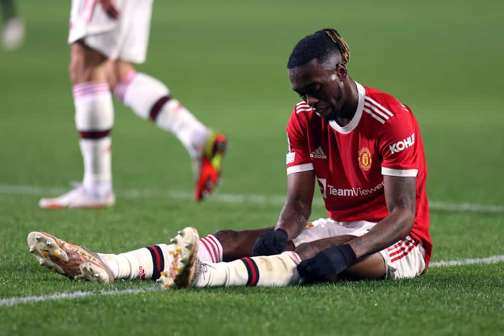 Aaron Wan-Bissaka missed Manchester United’s clash with Arsenal (Francesco Scaccianoce/PA)