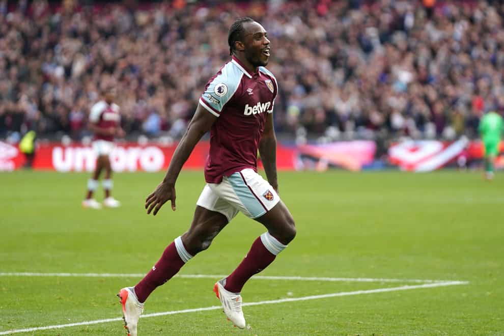 David Moyes believes Michail Antonio, pictured, is a ‘focal point’ for West Ham (Tim Goode/PA)