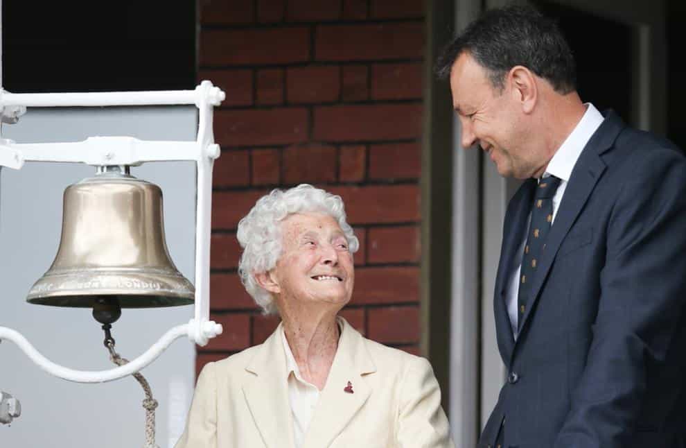 Eileen Ash, the oldest-ever Test cricketer, has died at the age of 110 (England and Wales Cricket Board)