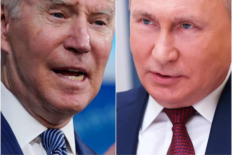 Joe Biden and Vladimir Putin (AP)