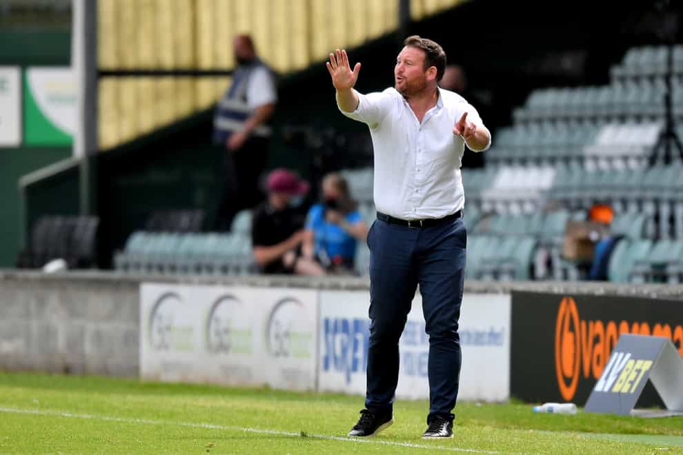 Yeovil Town manager Darren Sarll had a good day against his former team (PA)