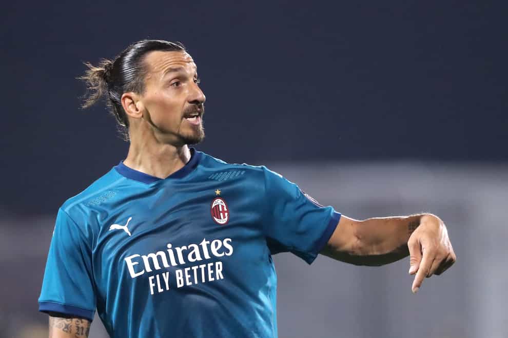 AC Milan striker Zlatan Ibrahimovic could line up against Liverpool on Tuesday (Niall Carson/PA)