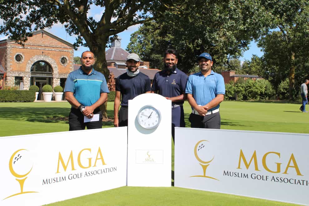 Competitors in one of three events held by the Muslim Golf Association in 2021 (Handout via Muslim Golf Association)