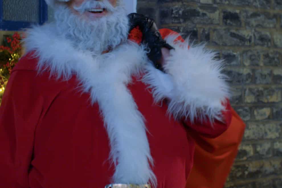 Martin Kemp as Santa Claus (NHS/PA)
