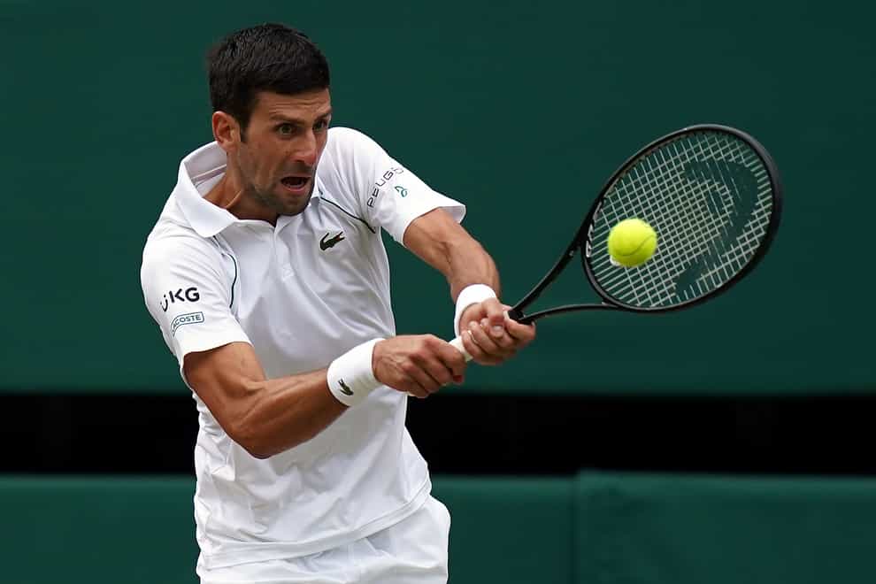 Novak Djokovic has been included in the ATP Cup draw (Adam Davy/PA)