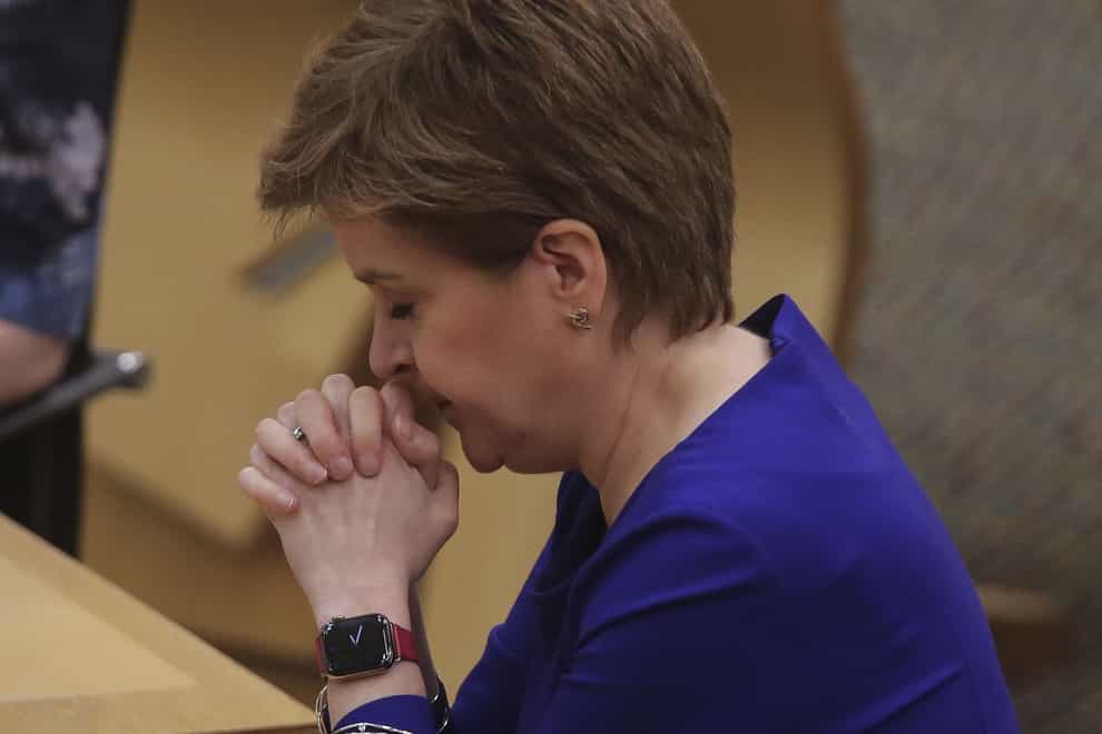 Nicola Sturgeon warned of the threat posed by Omicron (Fraser Bremner/Scottish Daily Mail/PA)