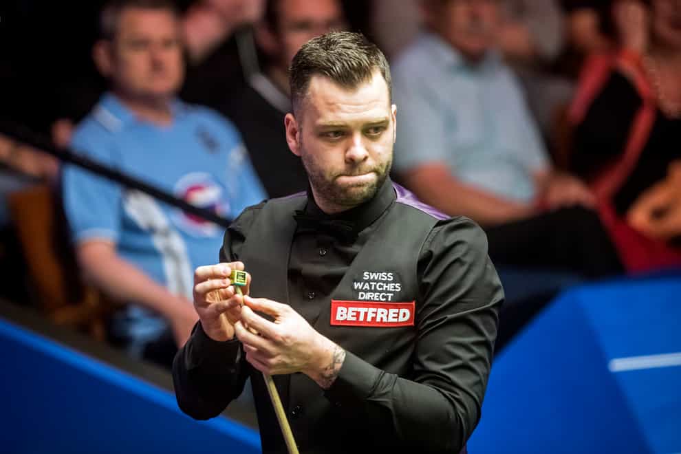 Jimmy Robertson set a new record in the fifth frame (Danny Lawson/PA)