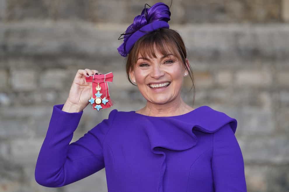 Lorraine Kelly has been made a CBE (Steve Parsons/PA)