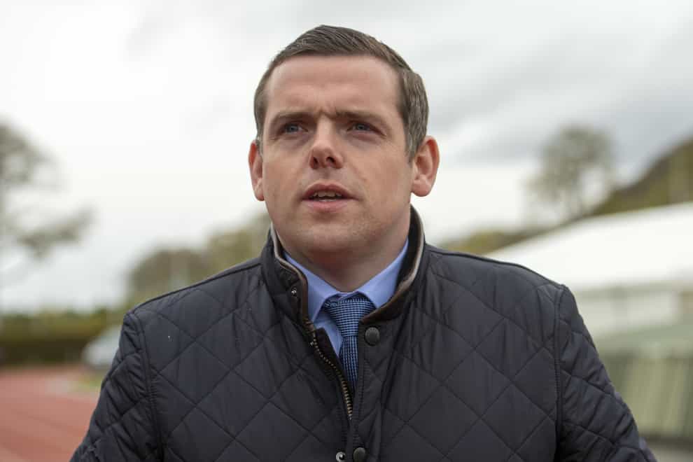 Douglas Ross said it is ‘undeniable’ that some kind of party took place at Downing Street (Trevor Martin/PA)