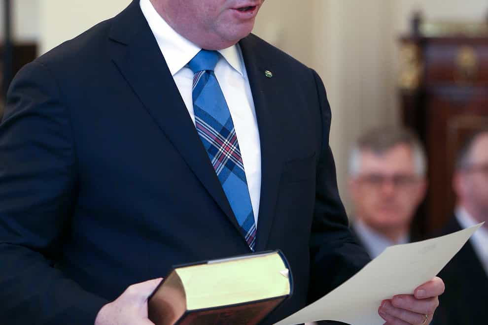 Barnaby Joyce has tested positive for the coronavirus while travelling in Washington DC (Rob Griffith/AP, File)