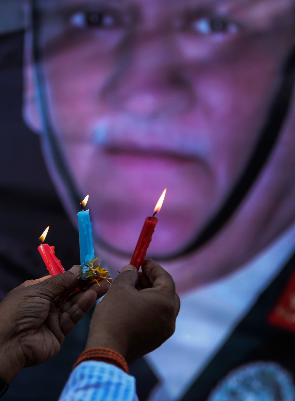 General Bipin Rawat died when his helicopter crashed in a forest (AP Photo/Channi Anand)