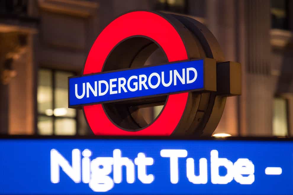 Night Tube services in London will be disrupted again this weekend because of a fresh strike by drivers in a dispute over new rosters (Dominic Lipinski/PA)