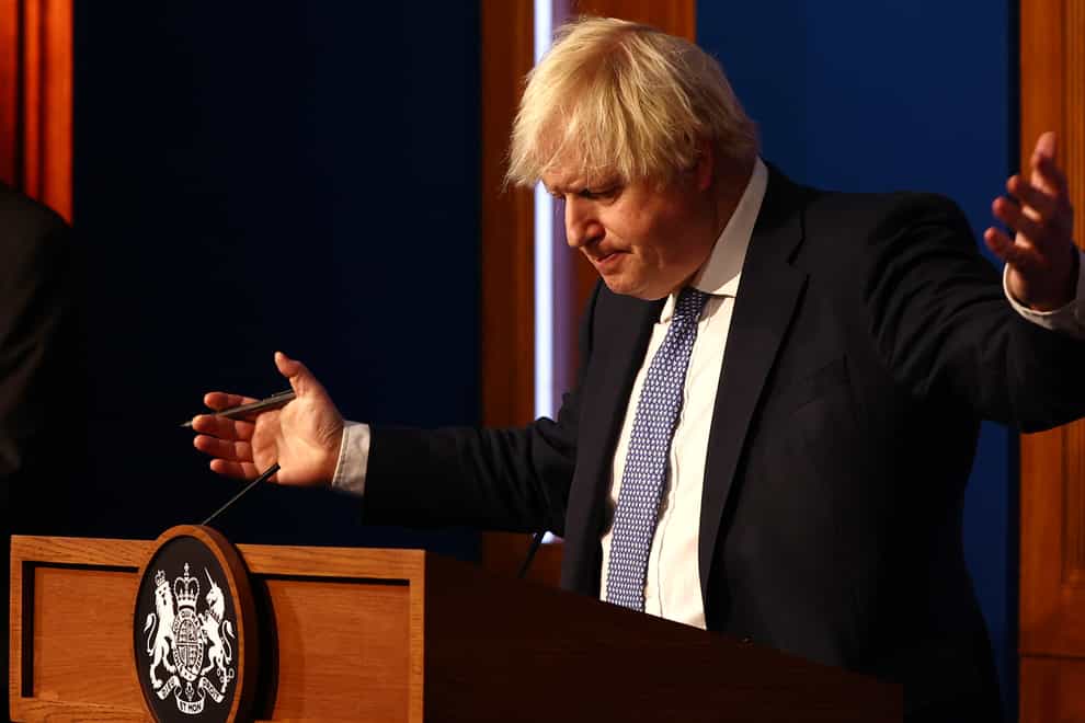 Prime Minister Boris Johnson said the idea of democracy has inspired billions across the world (Adrian Dennis/PA)