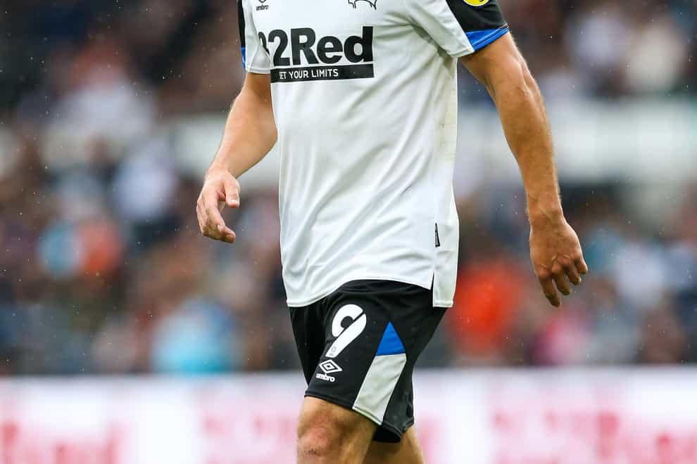 Sam Baldock will miss Derby’s clash with Blackpool (Barrington Coombs/PA)