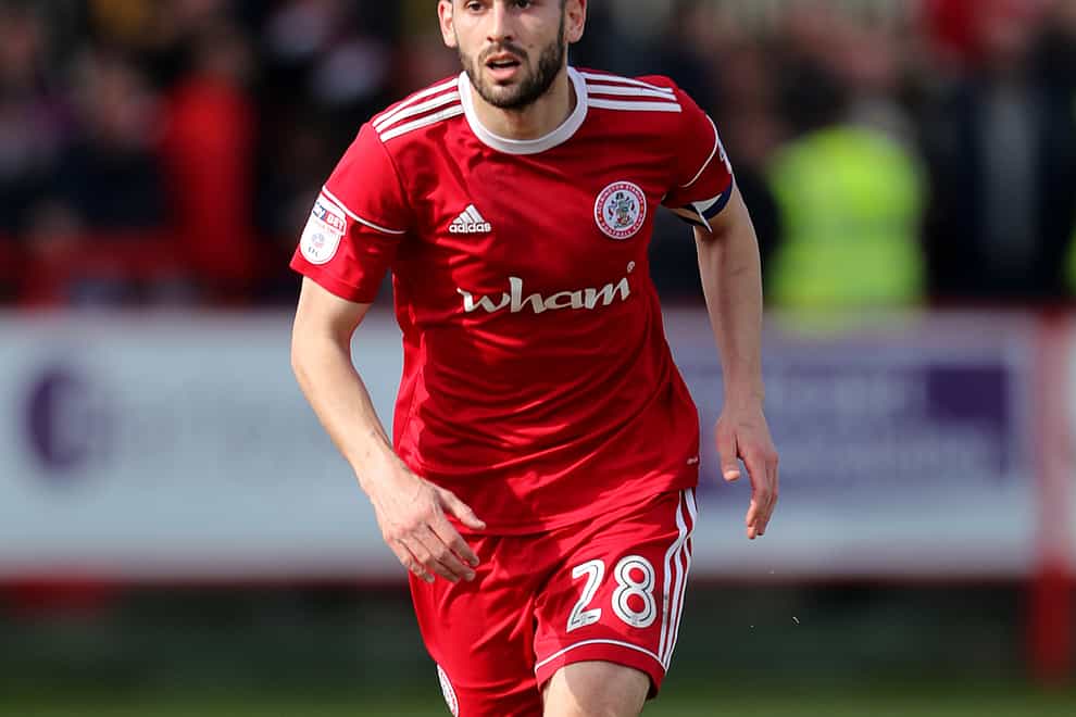Seamus Conneely is an injury concern for Accrington (Richard Sellers/PA)