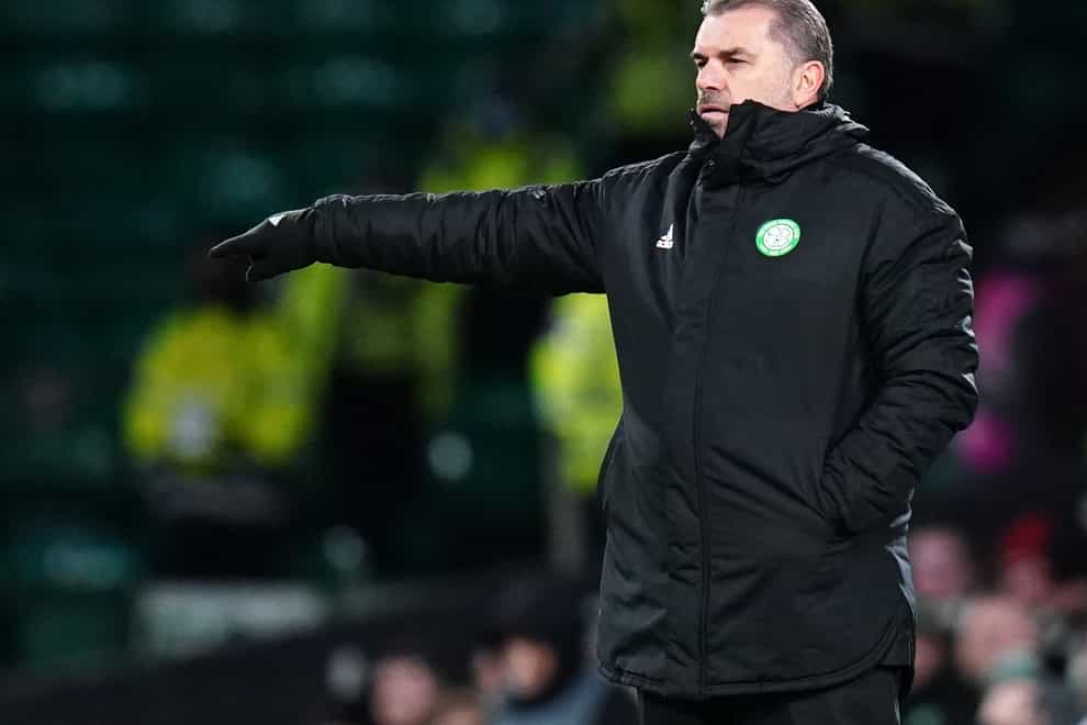 Celtic manager Ange Postecoglou lost two strikers to injury (Jane Barlow/PA)