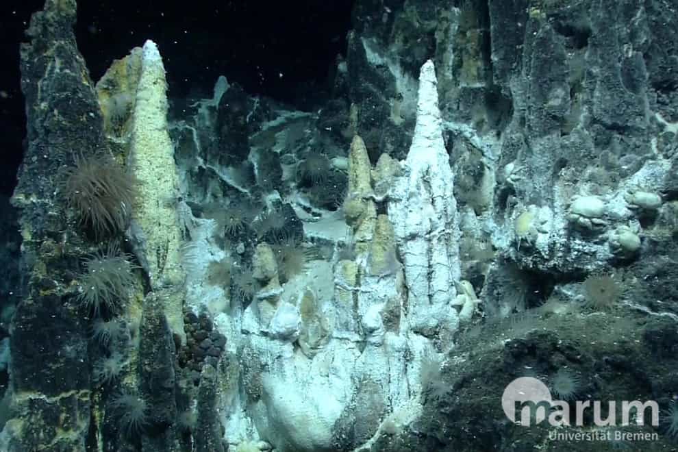 A deep-sea Hydrothermal Vent taken by a Remotely Operate Vehicle (Marum Universitat Bremen/PA)