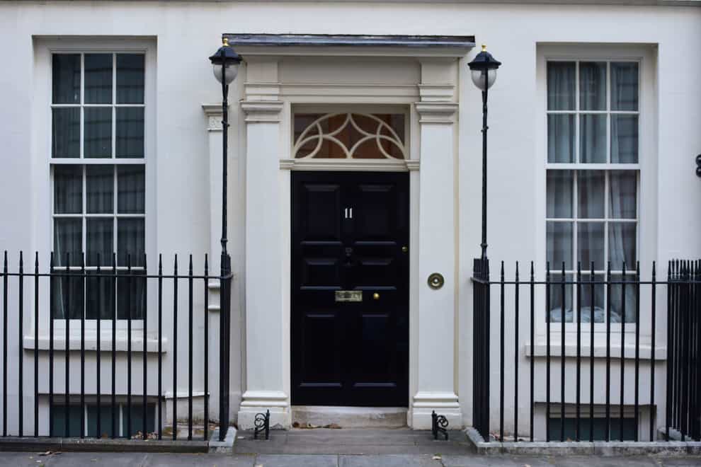 The flat at Number 11 Downing Street was refurbished for the PM and wife Carrie to live in (PA)
