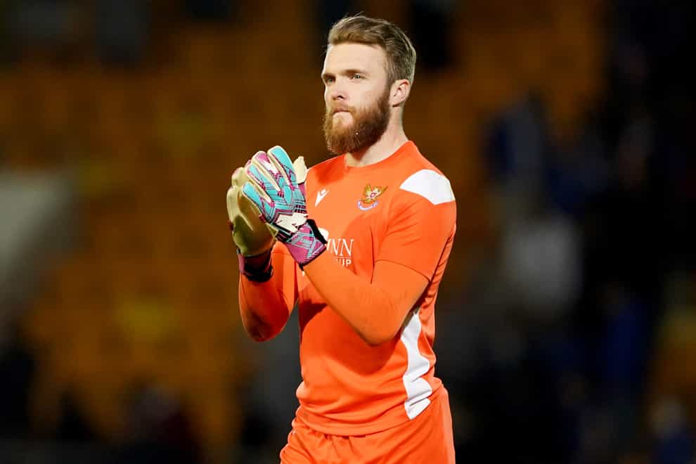 St Johnstone goalkeeper Zander Clark is out of contract at the end of the season. (Andrew Milligan/PA)