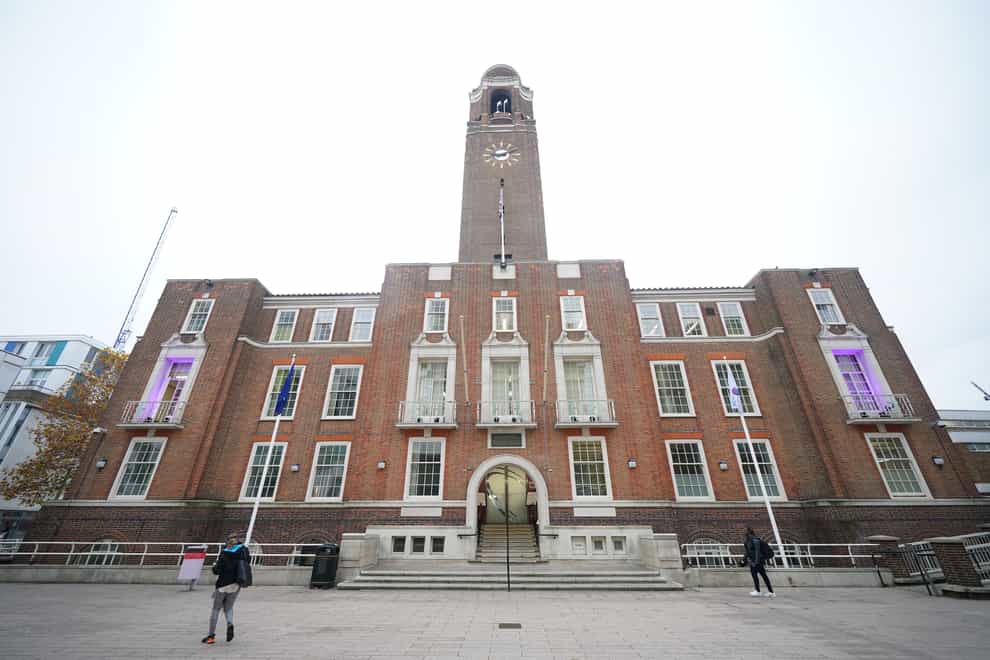 Barking Town Hall in London where an inquest into Stephen Port victims are taking place. Picture date: Friday November 19, 2021.