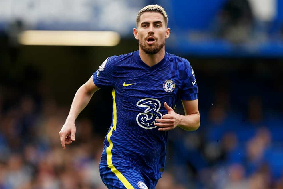 Jorginho will play through the pain of a back injury for Chelsea (Adam Davy/PA)