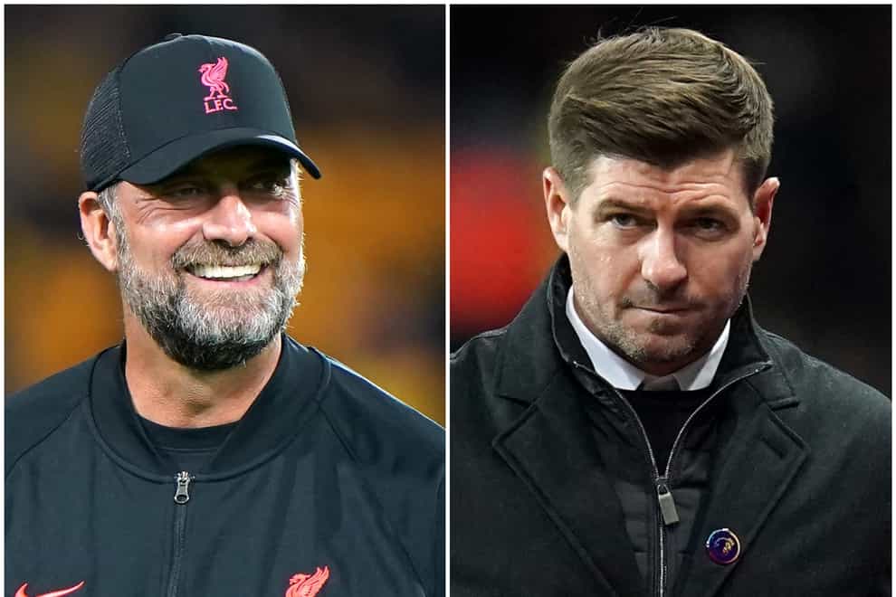 Jurgen Klopp fully expects Steven Gerrard, right, to take charge of Liverpool in the future (Joe Giddens/ Nick Potts/PA)