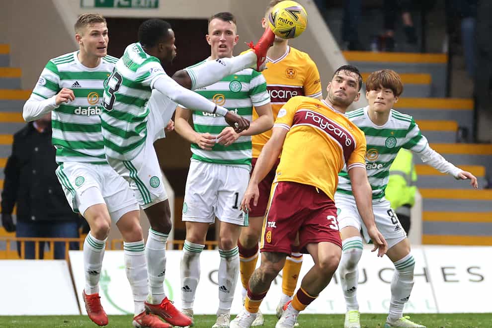 Motherwell’s Tony Watt is set to pose a threat to Celtic (Steve Welsh/PA)