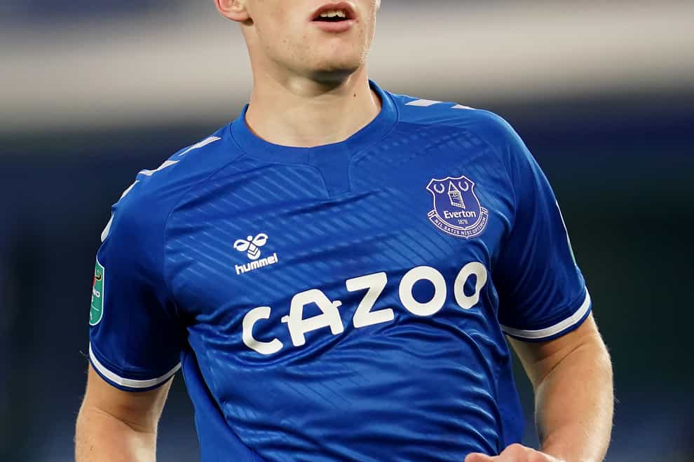 Jarrad Branthwaite has been with Everton since January 2020 (Jon Super/PA)