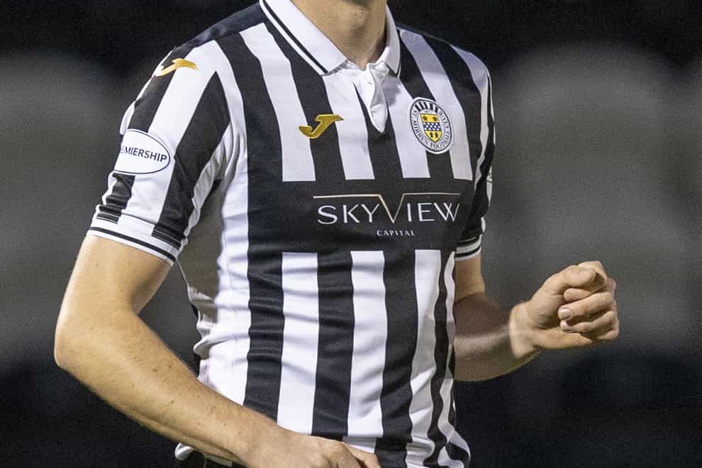 Joe Shaughnessy earned a late draw for St Mirren at home to Hibernian (PA/Jeff Holmes)