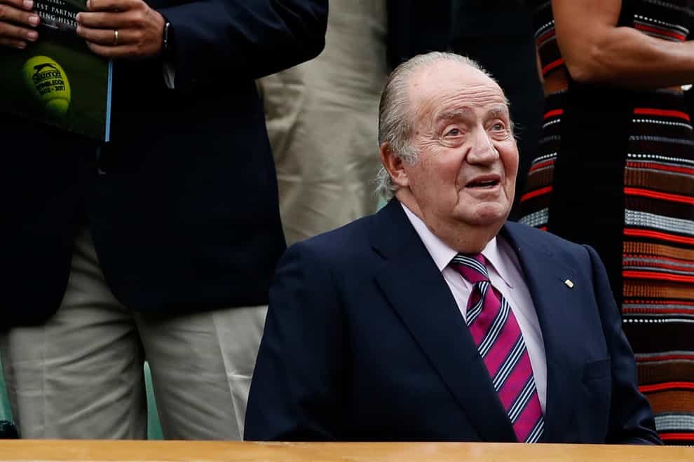 The former Spanish king Juan Carlos (Kirsty Wigglesworth/AP)
