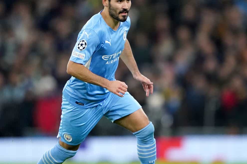 Ilkay Gundogan is fit for Manchester City’s clash with Leeds (Tim Goode/PA)