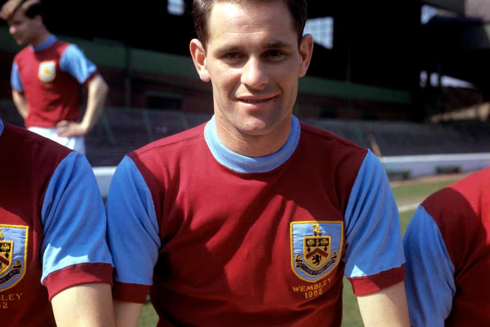 Former Burnley forward Jimmy Robson has died at the age of 82 (PA)