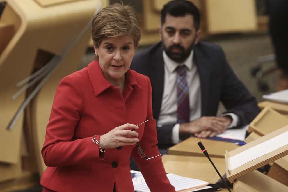 First Minister Nicola Sturgeon said the response to Covid in Scotland was ‘curtailed’ by a lack of finance (Fraser Bremner/Scottish Daily Mail/PA)