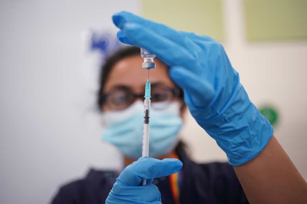 The UK’s four chief medical officers have recommended that the waiting period after Covid-19 vaccines should be temporarily suspended to speed up vaccination efforts (PA)