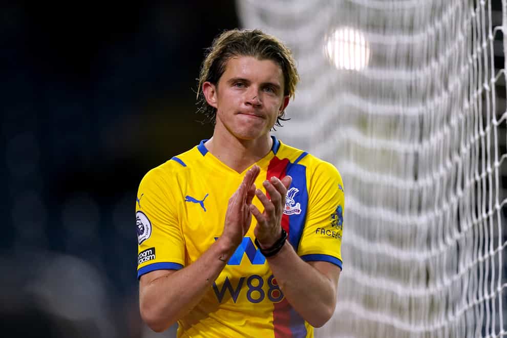 Conor Gallagher has quickly become a fans’ favourite at Crystal Palace (Martin Rickett/PA)